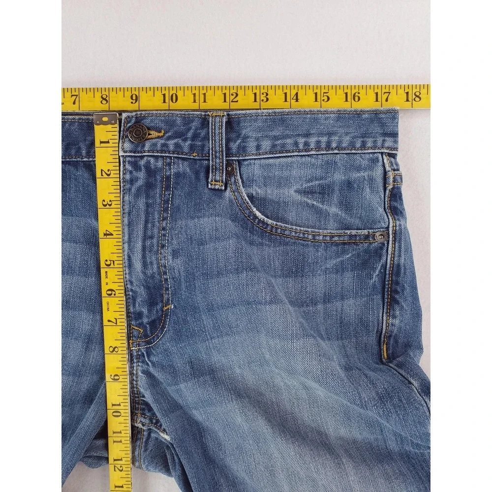 Banana Republic Jeans Mens 33x32 Blue Relaxed Fit Denim Straight Leg Cotton